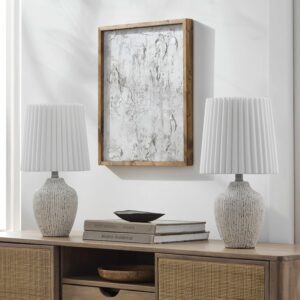 Turluianu Textured Ceramic Table Lamp