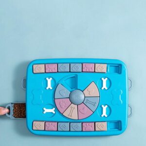 Interactive Scent Training Toy For Dogs - Engage Your Pup's Sense Of Smell With This Blue Educational Toy