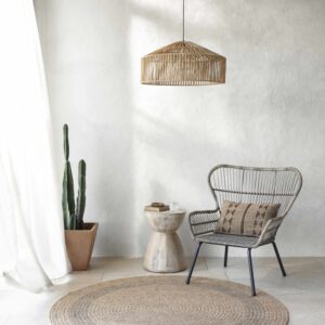 Andie Bordered Faux Jute Rug