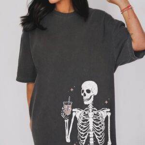 Skeleton Iced Coffee - Comfort Tee