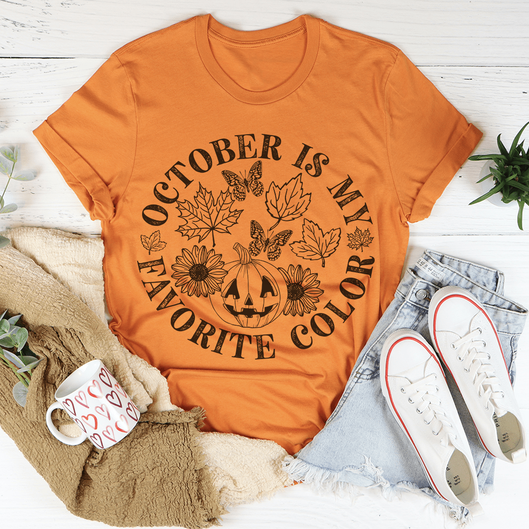 October Is My Favorite Color Tee